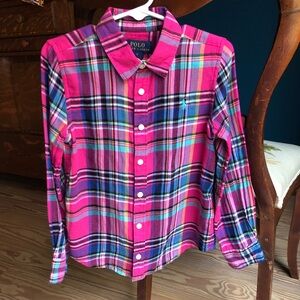 Polo Ralph Lauren - Plaid Button Shirt - Size 5